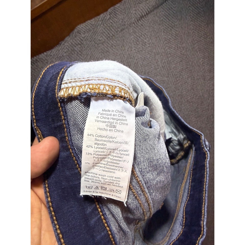 Madewell 9" High-Rise Skinny Jeans Dark Wash Denim Size 27 - Picture 4 of 9